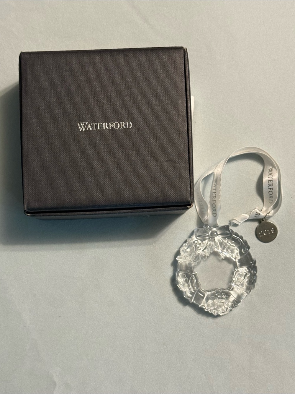 Waterford wreath mini ornament